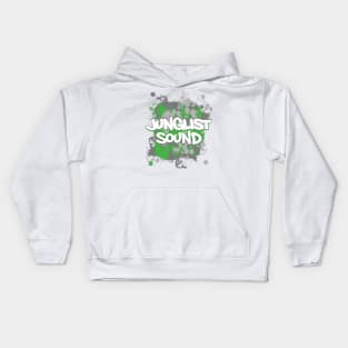 JunglistSound-FlouroSplatter Kids Hoodie